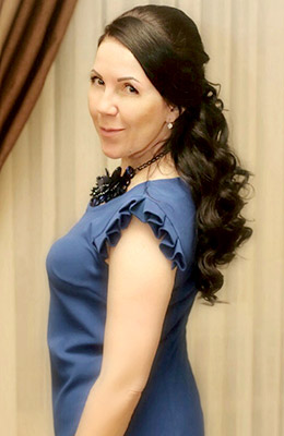 Open bride Elena from Vinnitsa (Ukraine), 56 yo, hair color brunette