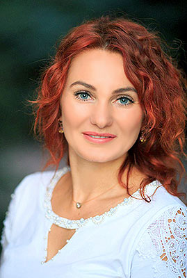 Happy lady Svetlana from Zaporozhye (Ukraine), 44 yo, hair color red-haired