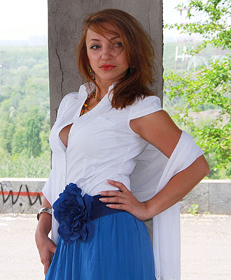 Fond woman Inna from Odessa (Ukraine), 46 yo, hair color brown