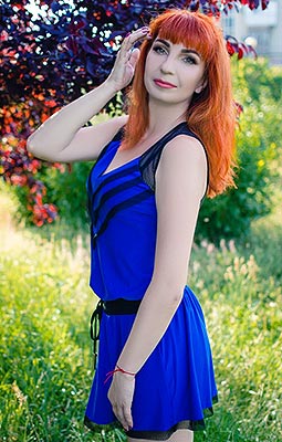 Responsible bride Ekaterina from Zaporozhye (Ukraine), 41 yo, hair color red-haired