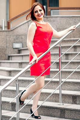 Open bride Anna from Zaporozhye (Ukraine), 48 yo, hair color brown-haired