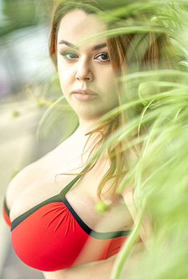 Fragile bride Tat'yana in bikini from Odessa (Ukraine), 30 yo, hair color red-haired
